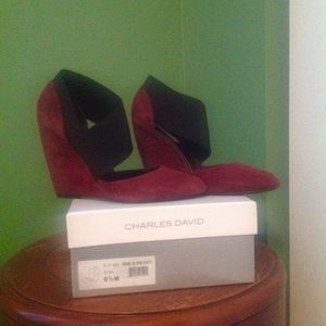 BEAUTIFUL Suede Wedge by Charles David